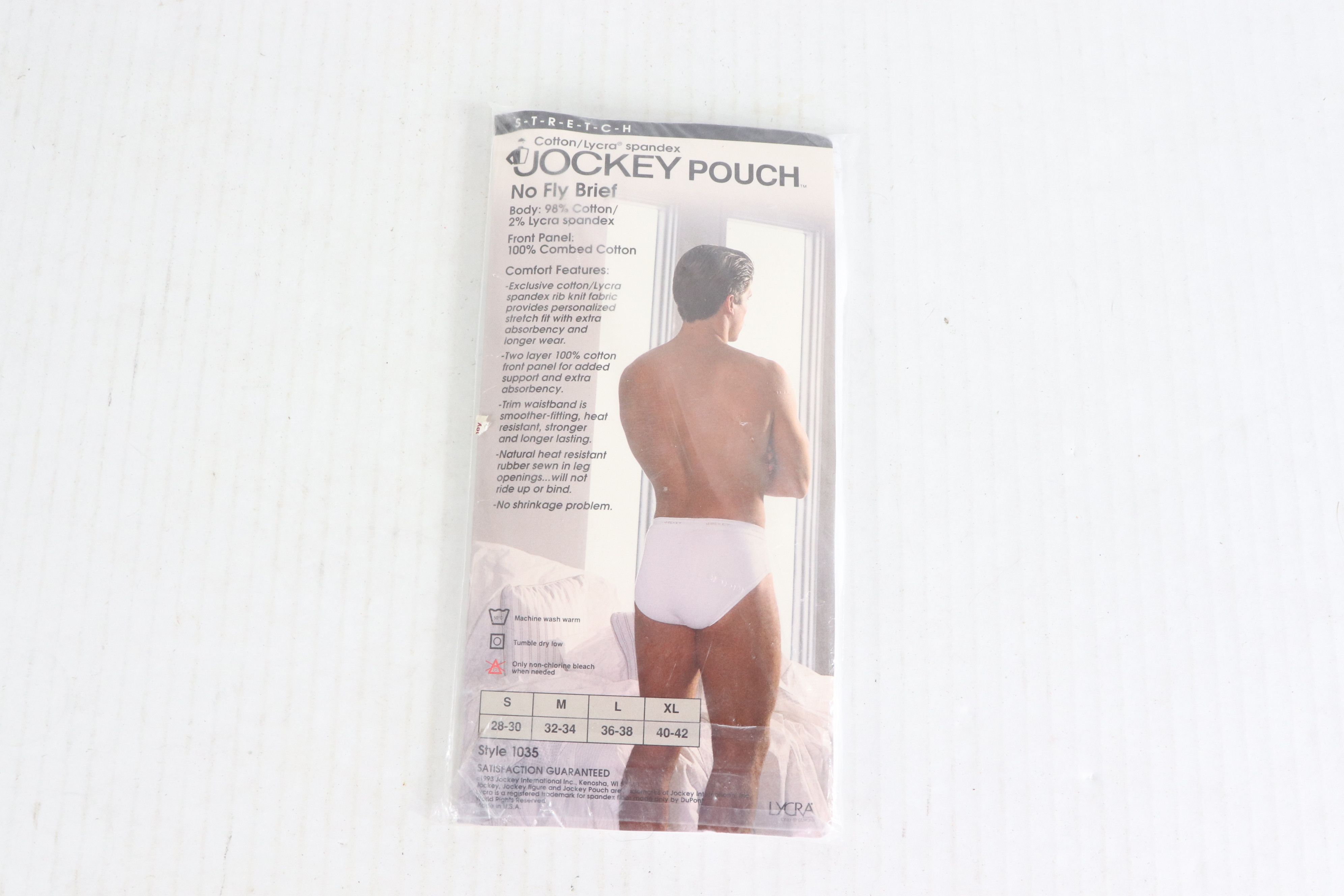 1993 Jockey Underwear Men Medium 36-38 Fly Front Pouch Boxer Brief VTG -  clothing & accessories - by owner - apparel