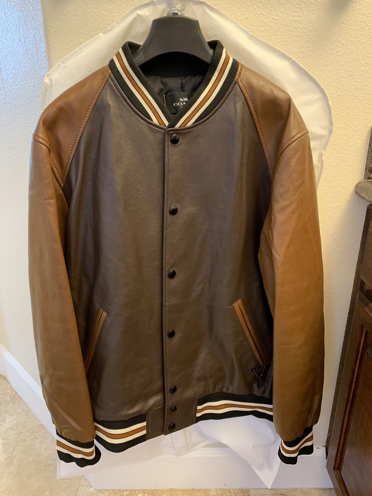 Coach Varsity Leather Jacket