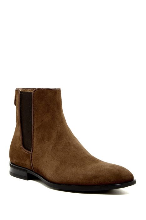 Aquatalia Men s Adrian Weatherproof Suede Chelsea Boots Grailed