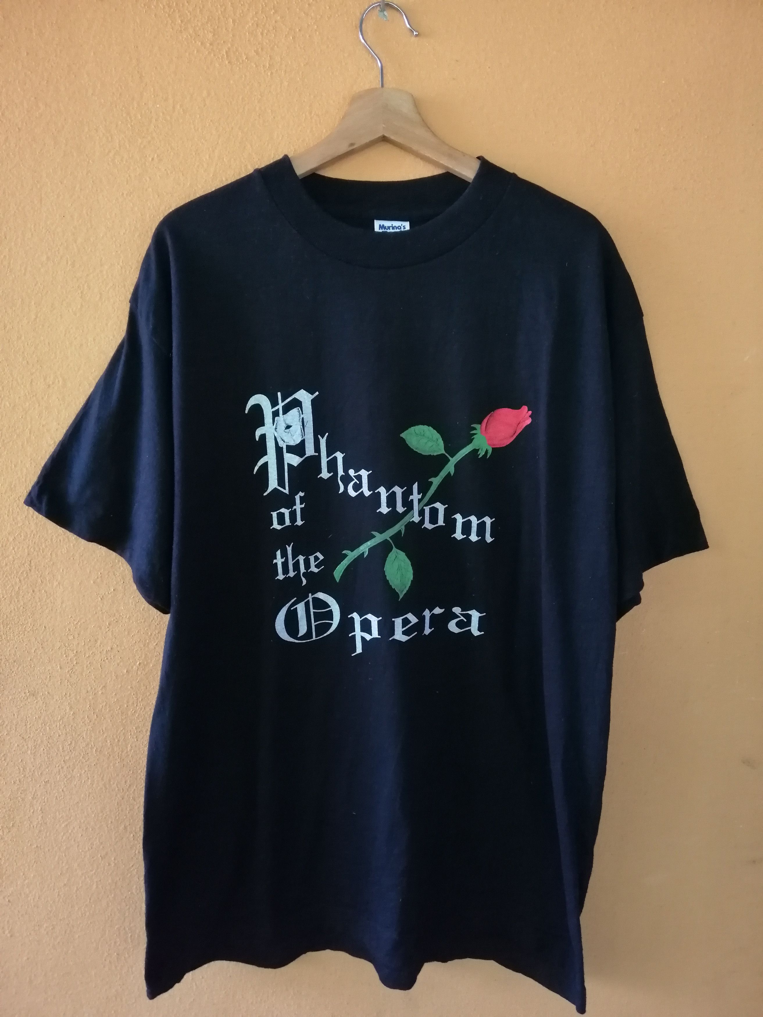 Other Vintage 90s Phantom Of The Opera Tshirt Spellout Size L Size US L / EU 52-54 / 3 - 4 Thumbnail