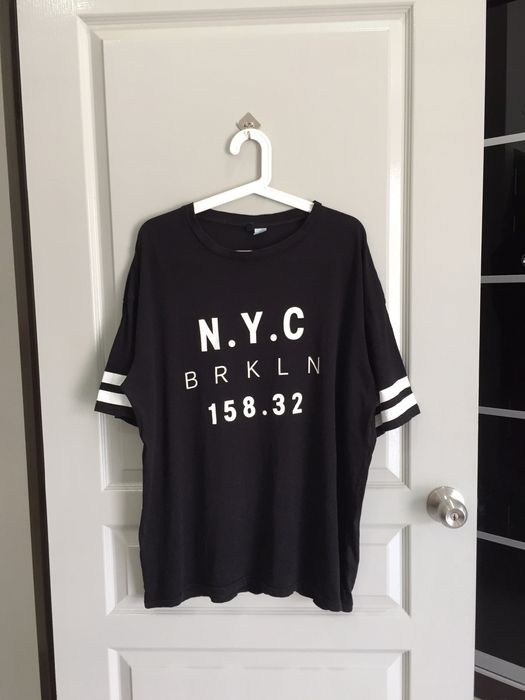 Divided H&M x Divided NYC Brkln 158.32 Spell Out Tee | Grailed