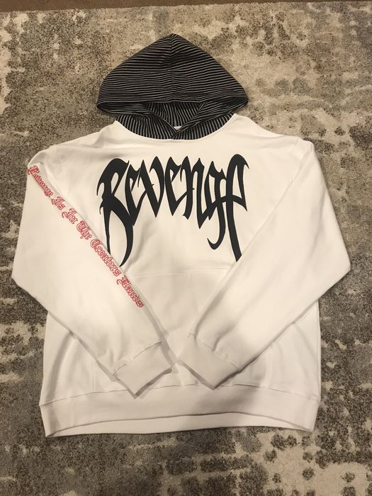 Revenge 2025 pinstripe hoodie