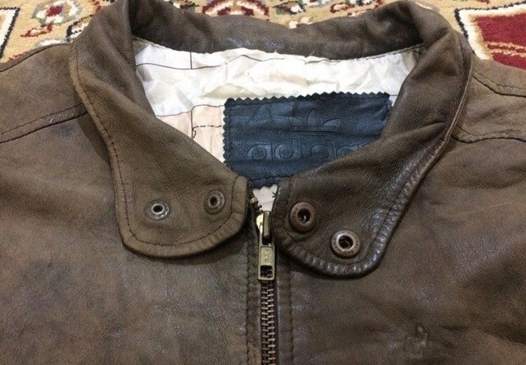 Adidas × Alpha Industries 🔥Vintage🔥 adidas Flight leather jacket 1943 air borne Size US XL / EU 56 / 4 - 6 Thumbnail