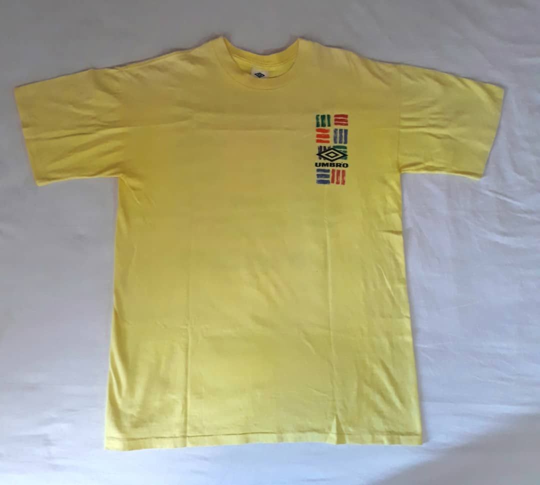 Umbro VINTAGE UMBRO Yellow Tees Made In U.S.A Size US L / EU 52-54 / 3 - 2 Thumbnail
