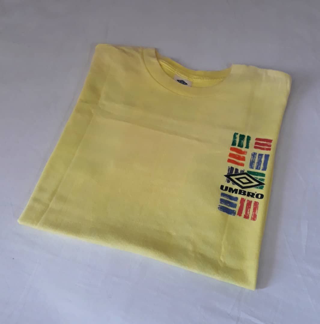 Umbro VINTAGE UMBRO Yellow Tees Made In U.S.A Size US L / EU 52-54 / 3 - 3 Thumbnail