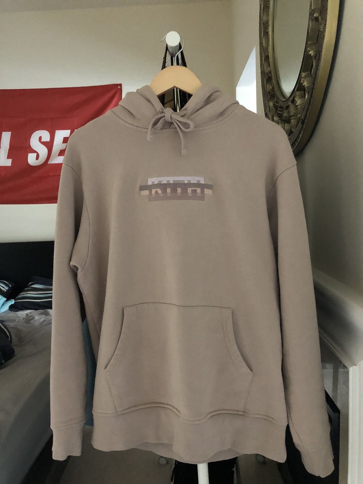 Kith strike box logo hoodie on sale