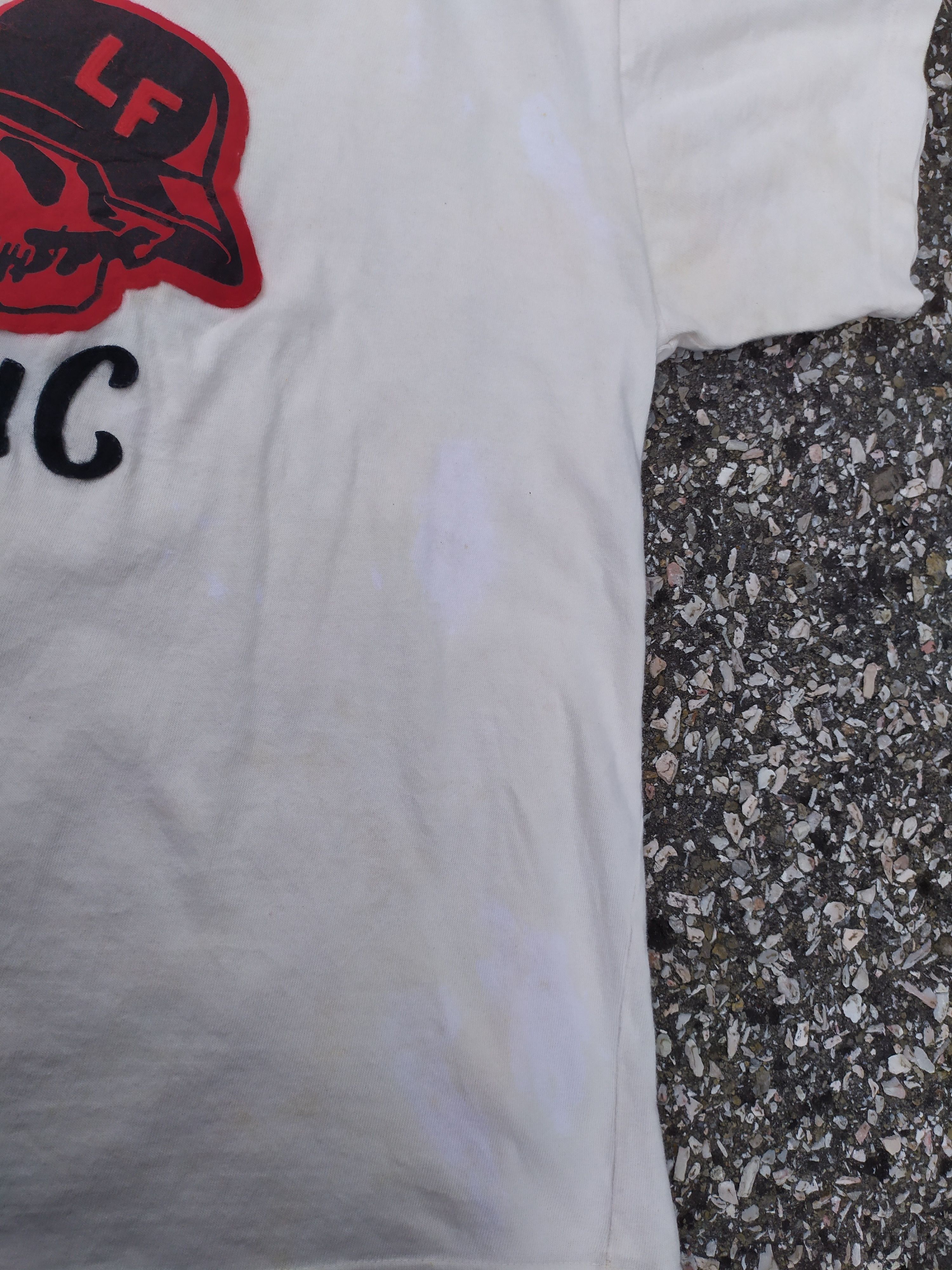 Left Field NyC Red Skull Logo T-Shirt