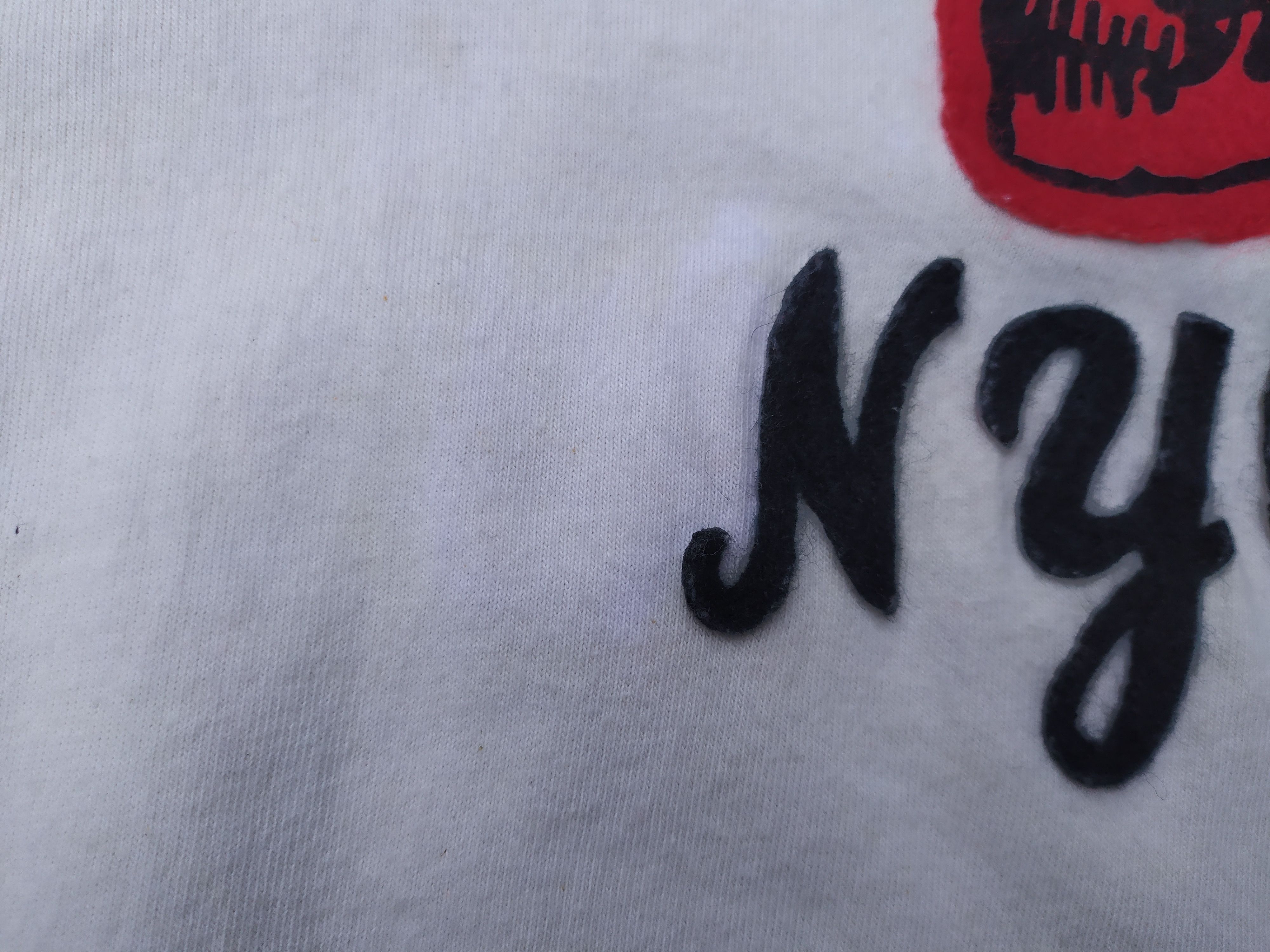 Left Field NyC Red Skull Logo T-Shirt