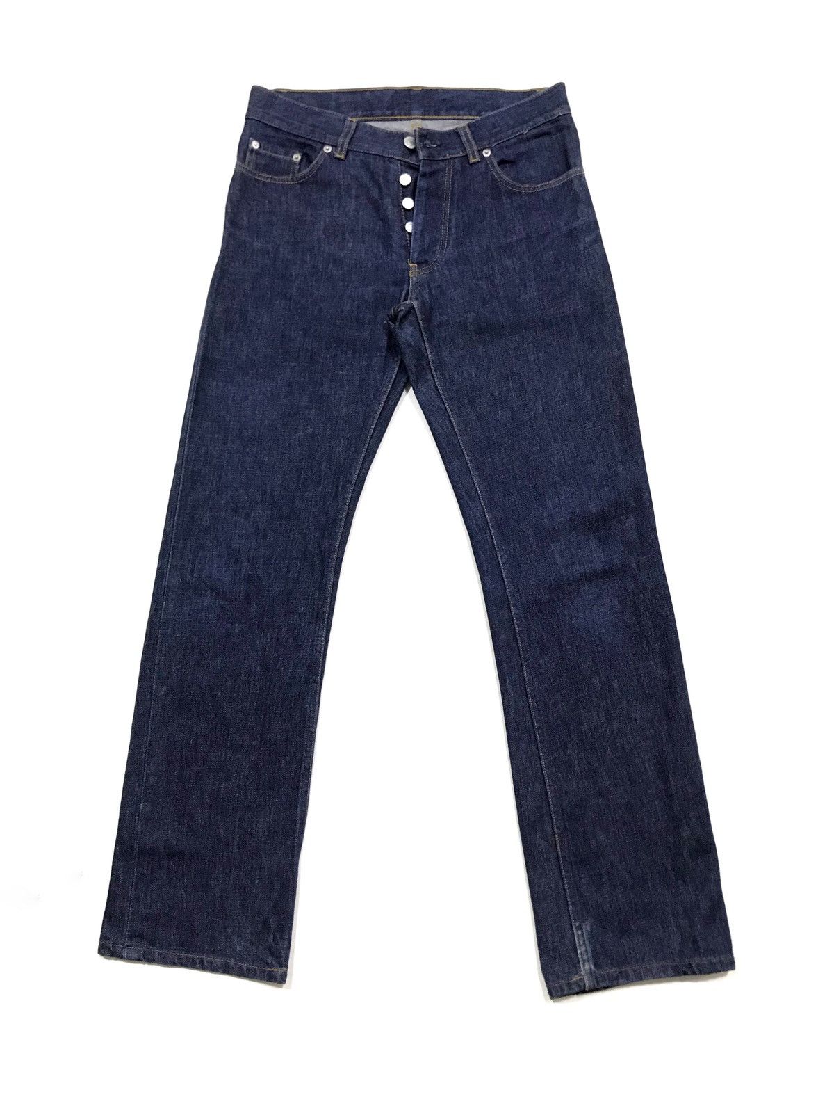 image of Helmut Lang ‘98 Classic Raw Denim in Blue Jean, Men's (Size 29)