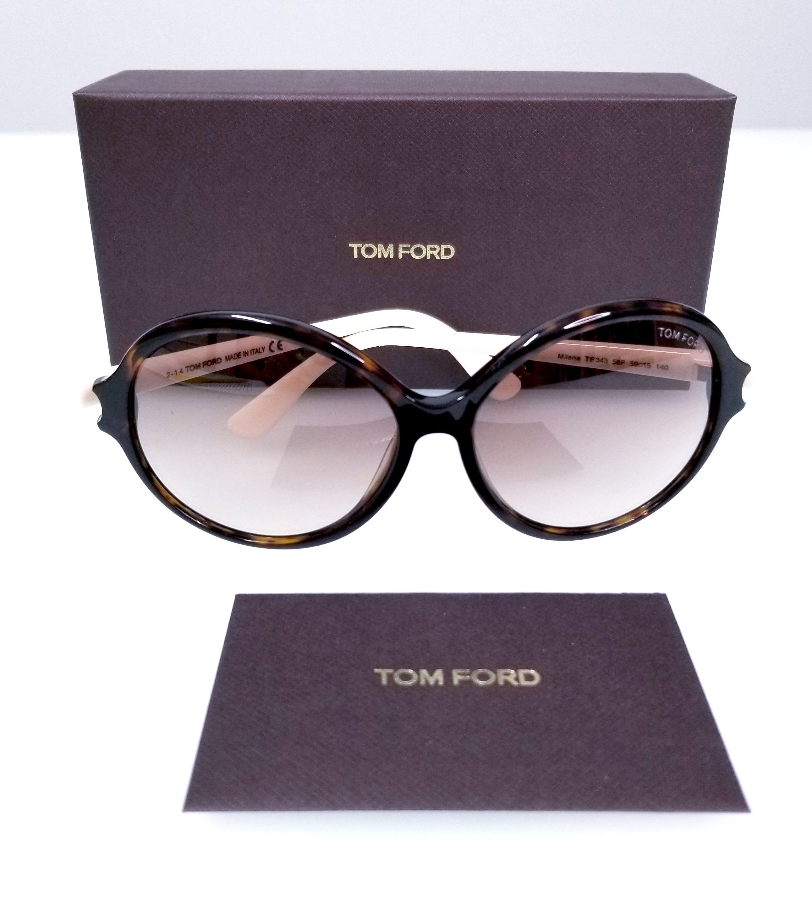 NEW Tom Ford FT0343 - 56F Milena Sunglasses