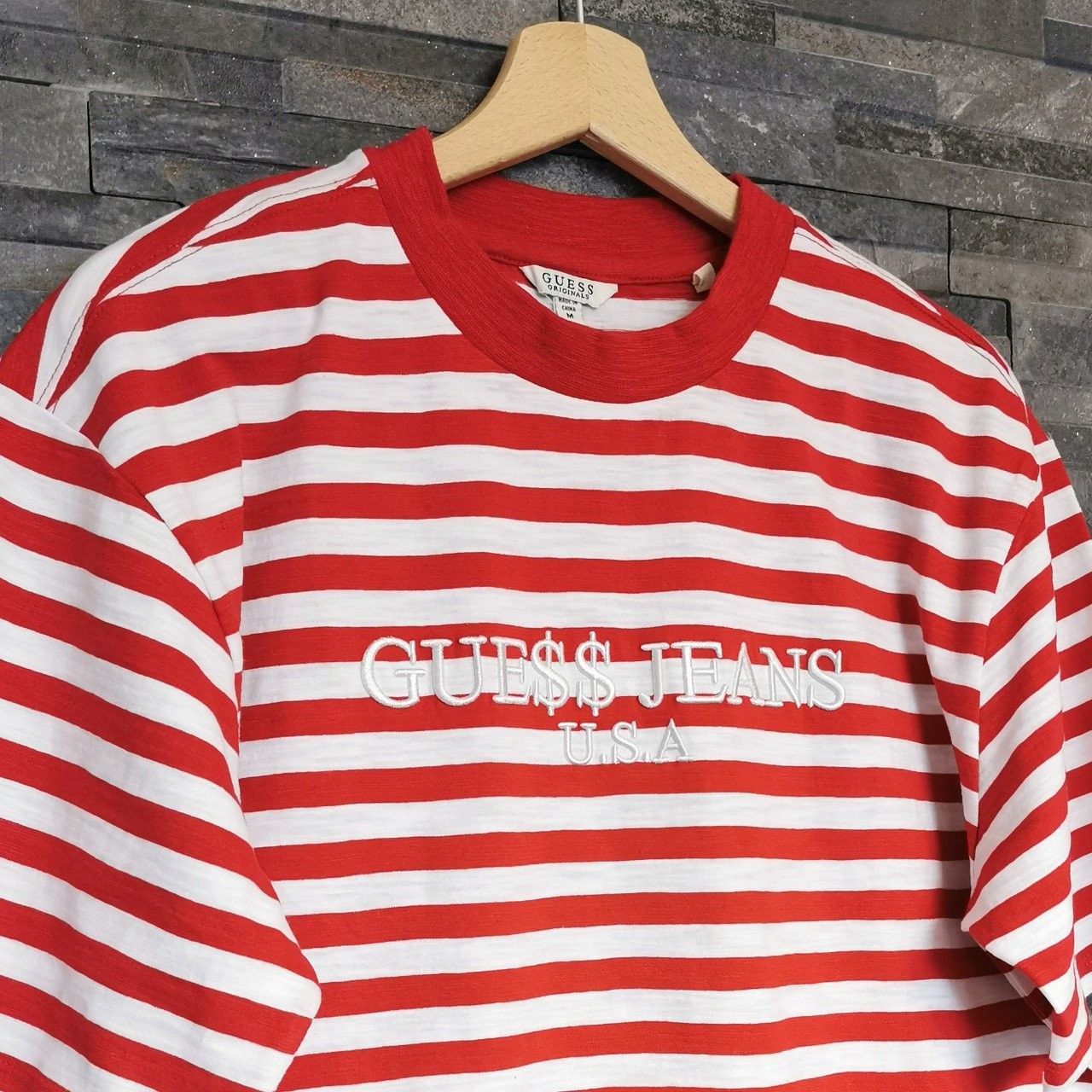 Guess Guess x Asap Rocky Striped Tee | Grailed