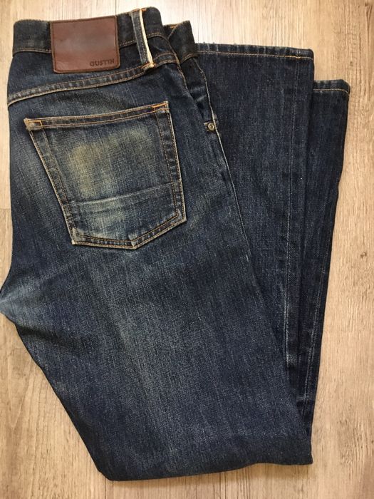 Gustin Gustin Raw Selvedge Denim Jeans Slim Grailed