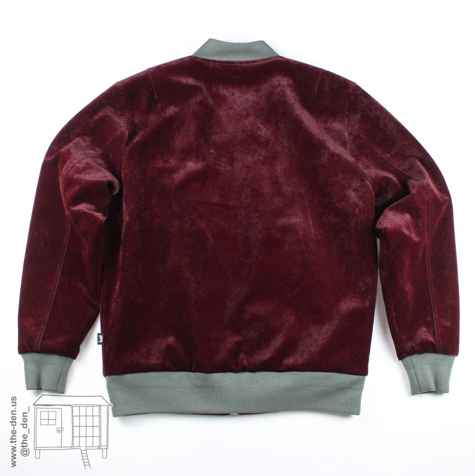 Stussy Stussy Velvet Bomber Jacket Grailed