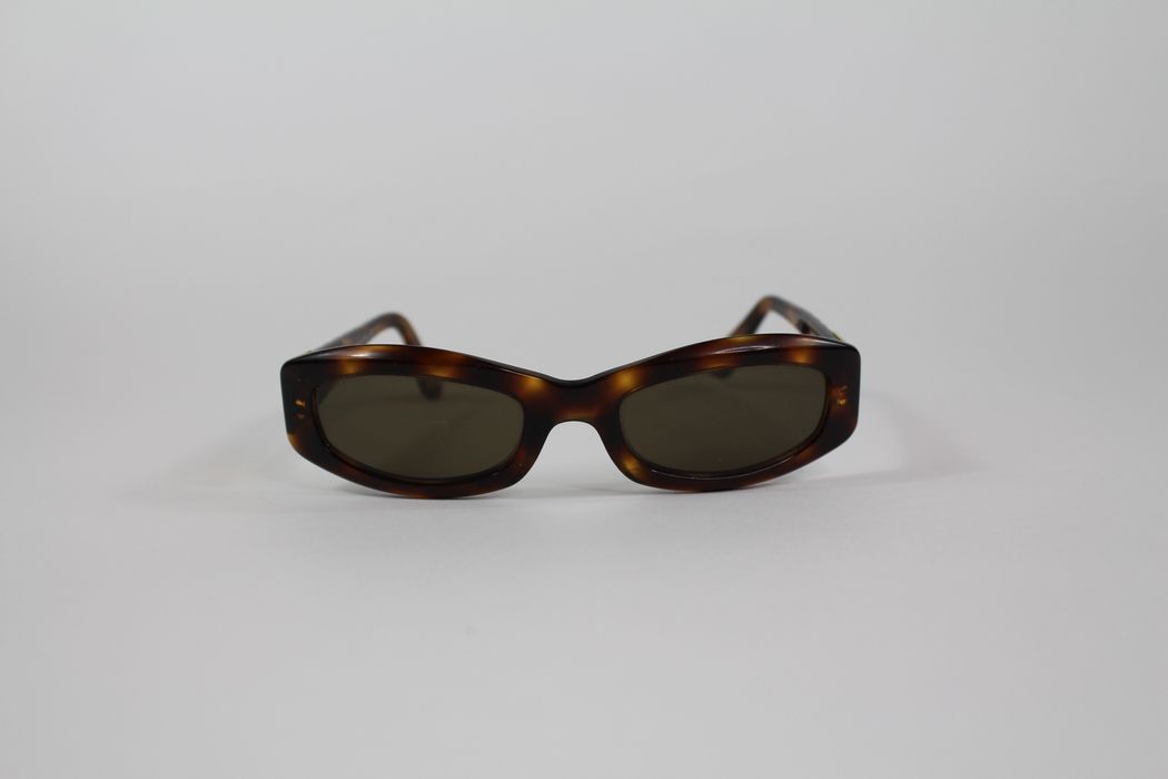 Chanel Vintage Chanel Quilted Oval Sunglasses Brown 5014 51MM