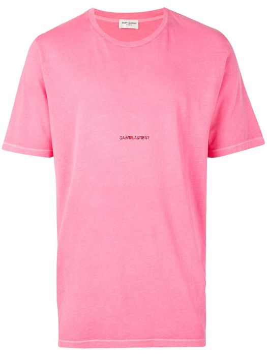 Saint laurent box store logo tee