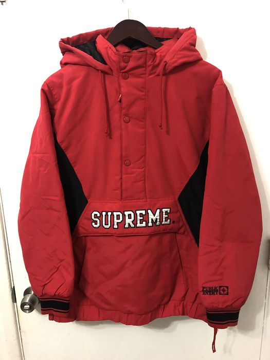 Supreme public sale enemy starter jacket