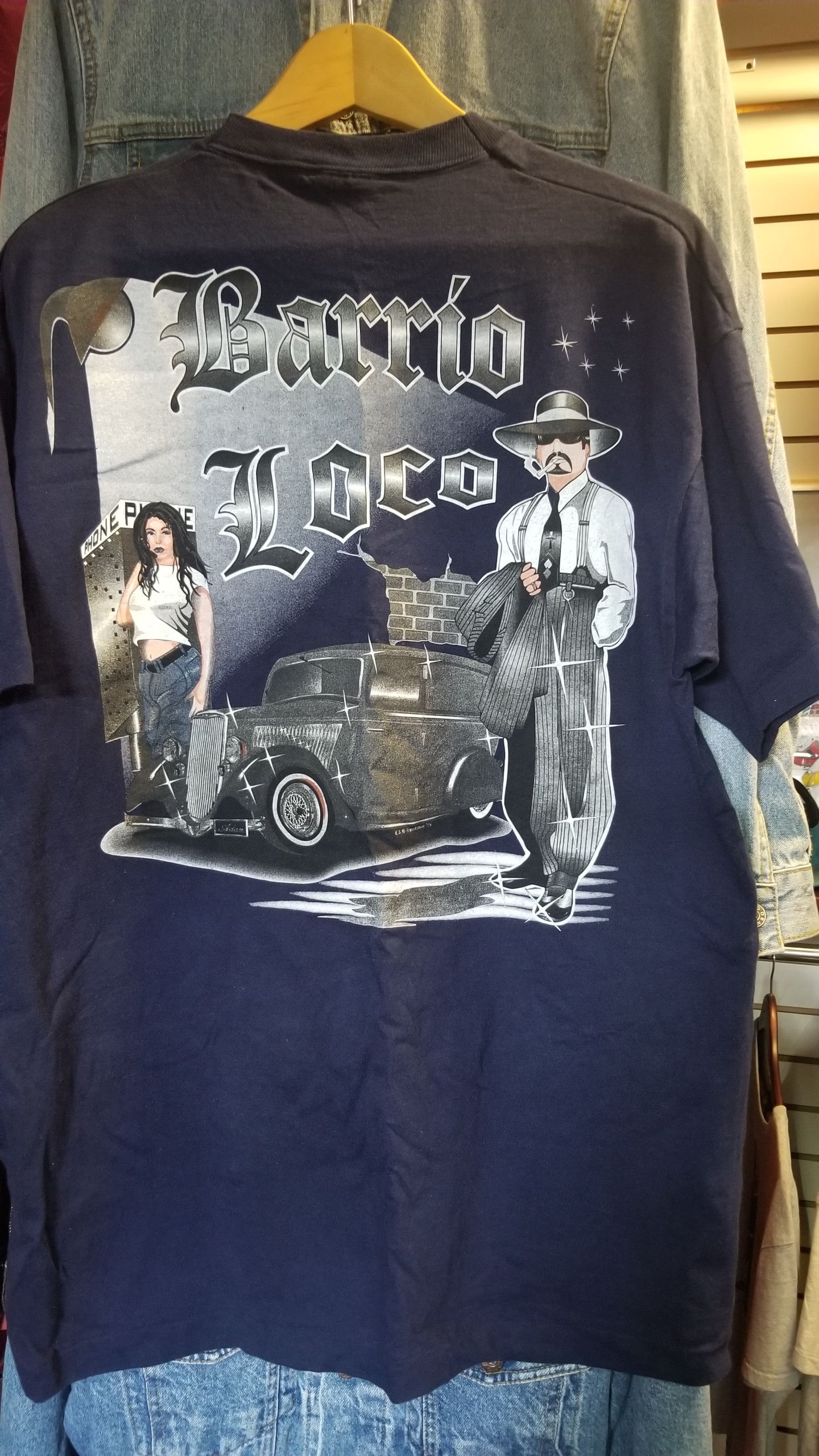 Vintage Pachuco Cholo Homie Chicano Raza Barrio Vato Loco Lowrider