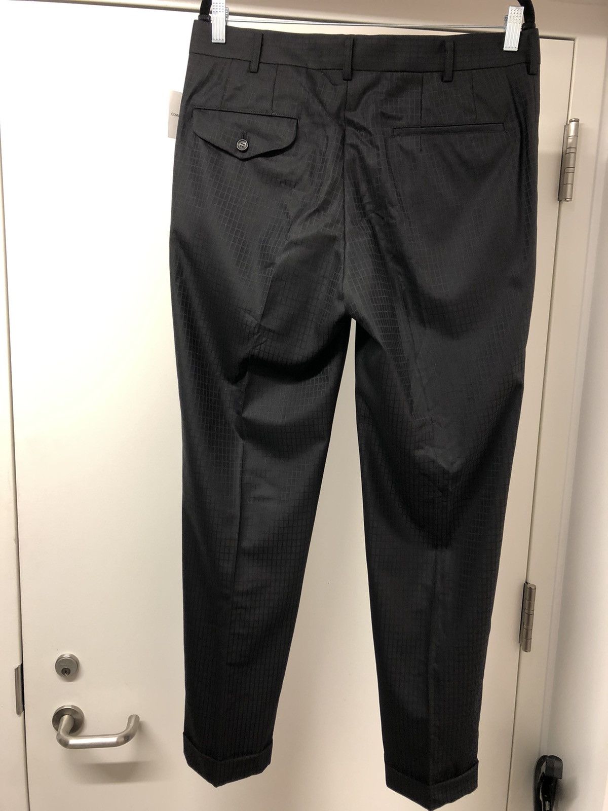 Comme des Garcons Homme Plus Wool Jacquard Square Pattern Pant Size US 36 / EU 52 - 3 Thumbnail