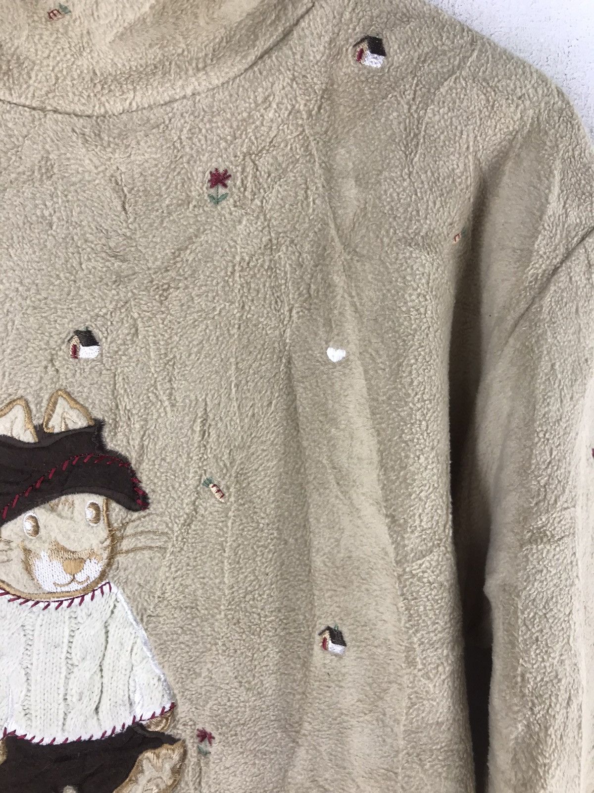 Japanese Brand SWEATSHIRT FLEECE CONNIE LUIS RABBIT EMBROIDERY Size US M / EU 48-50 / 2 - 8 Thumbnail