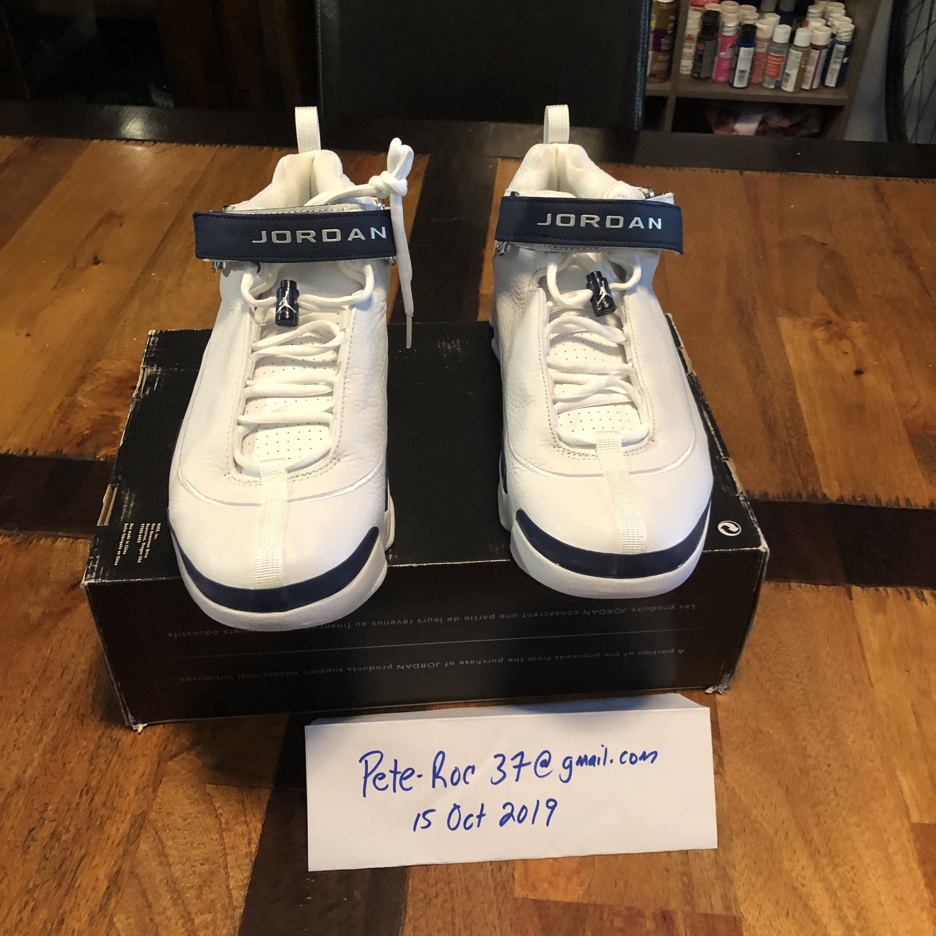 Jordan Brand Jordan B Baller Pure White Navy | Grailed