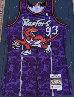 BAPE x Mitchell & Ness Lakers ABC Basketball Swingman Jersey 2XL Purple