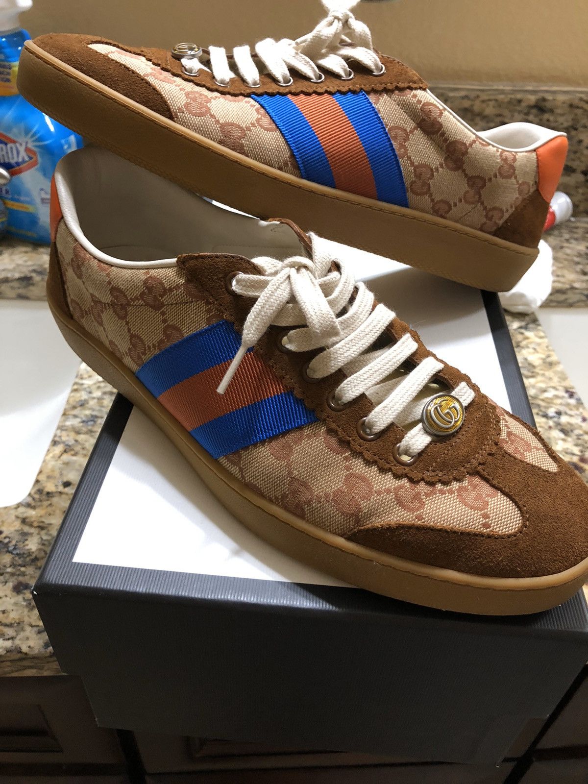 Gucci G74 Brick Red Beige Gucci G74  main image 4