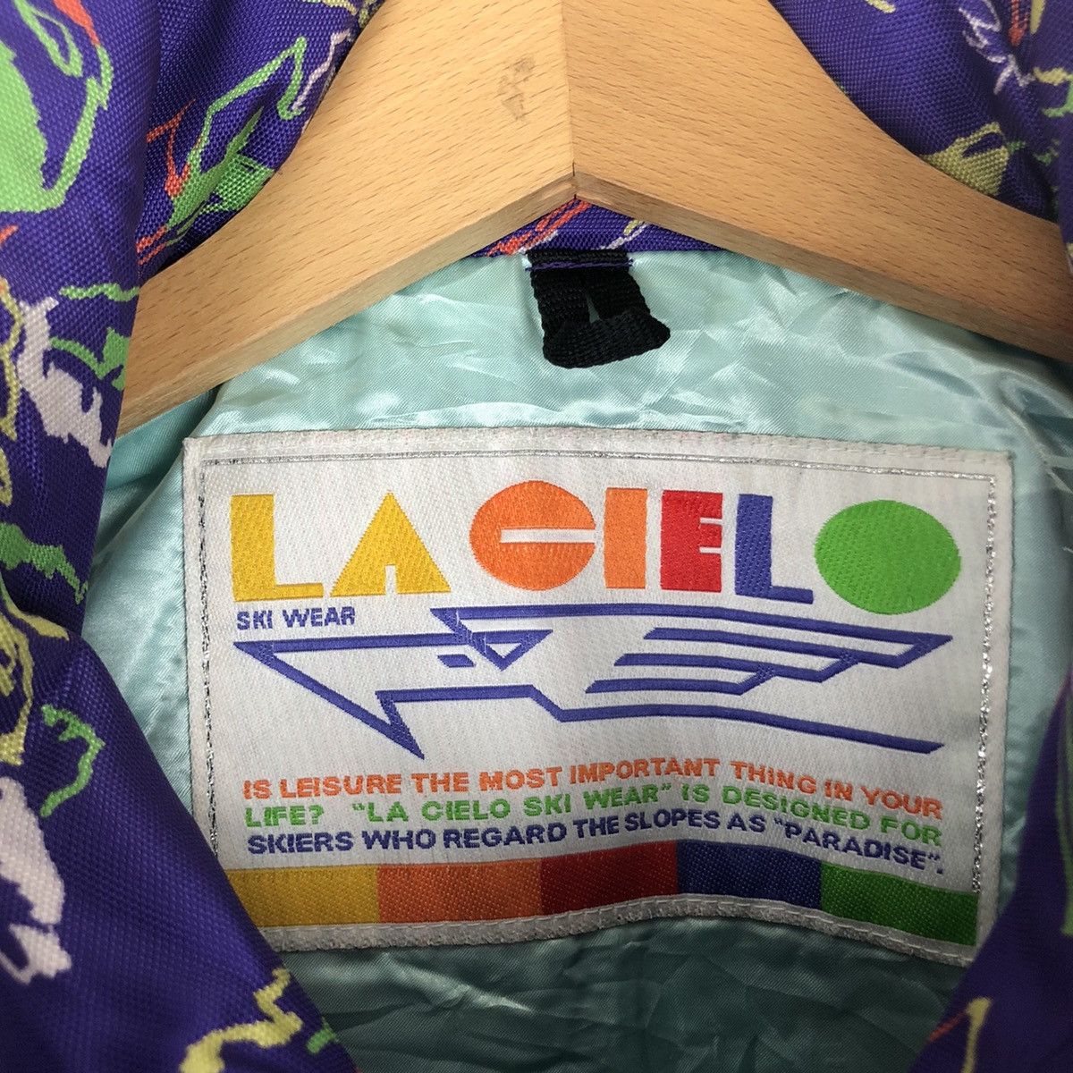 Vintage Lacielo Multicolour Embroidery Skiwear Jacket Size US XL / EU 56 / 4 - 10 Thumbnail