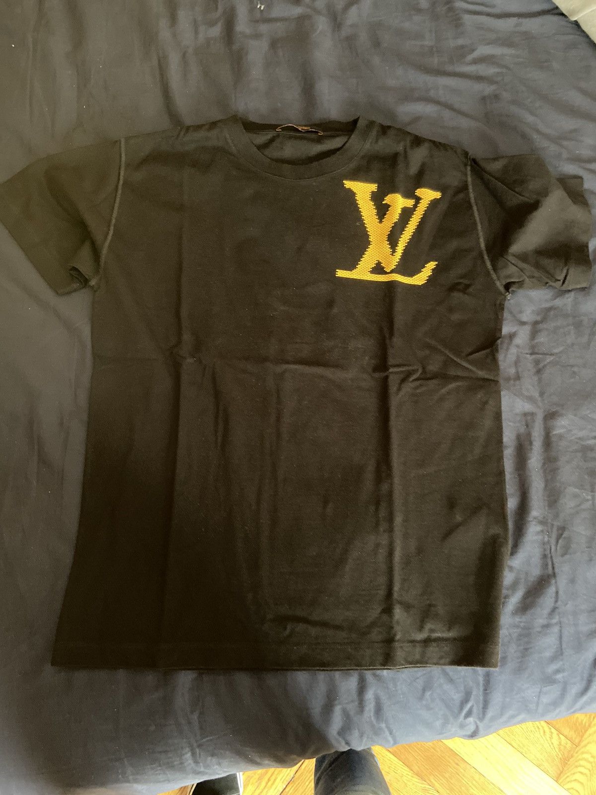 Rare Louis Vuitton Virgil Abloh Floating LV T Shirt Men's Size