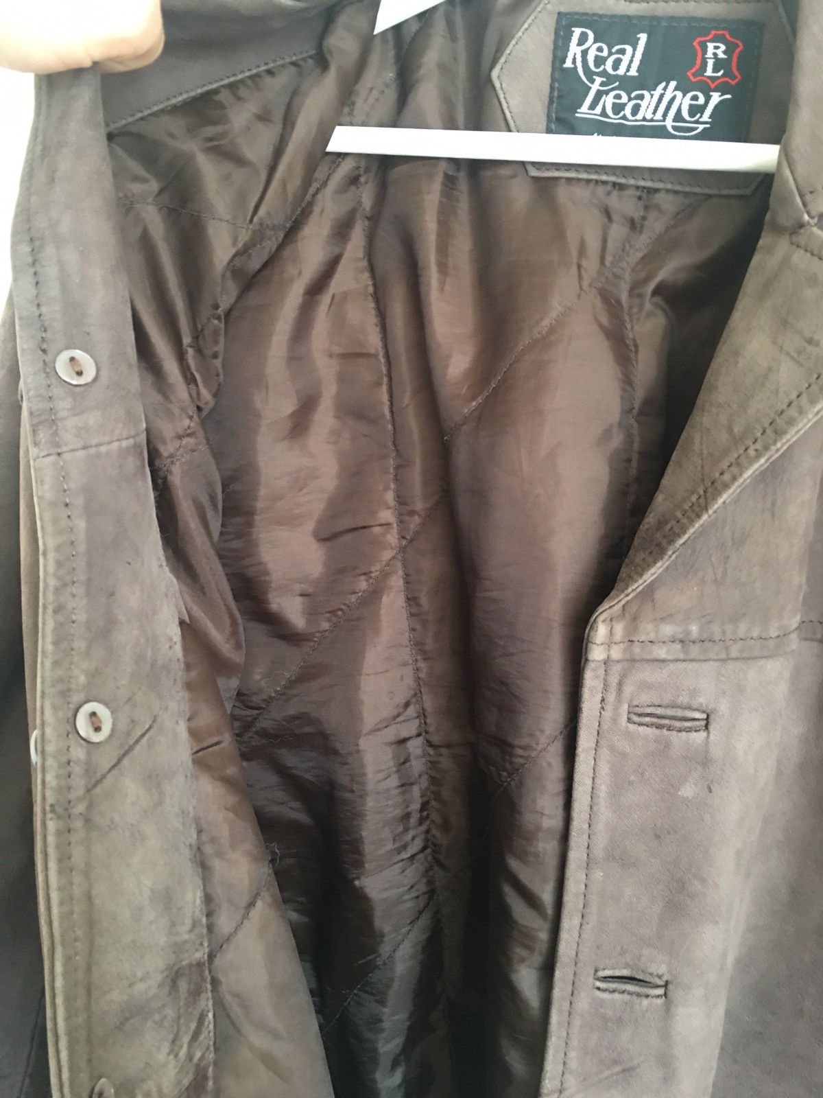 Japanese Brand × Vintage Brown “Real Leather” jacket Size US L / EU 52-54 / 3 - 2 Thumbnail