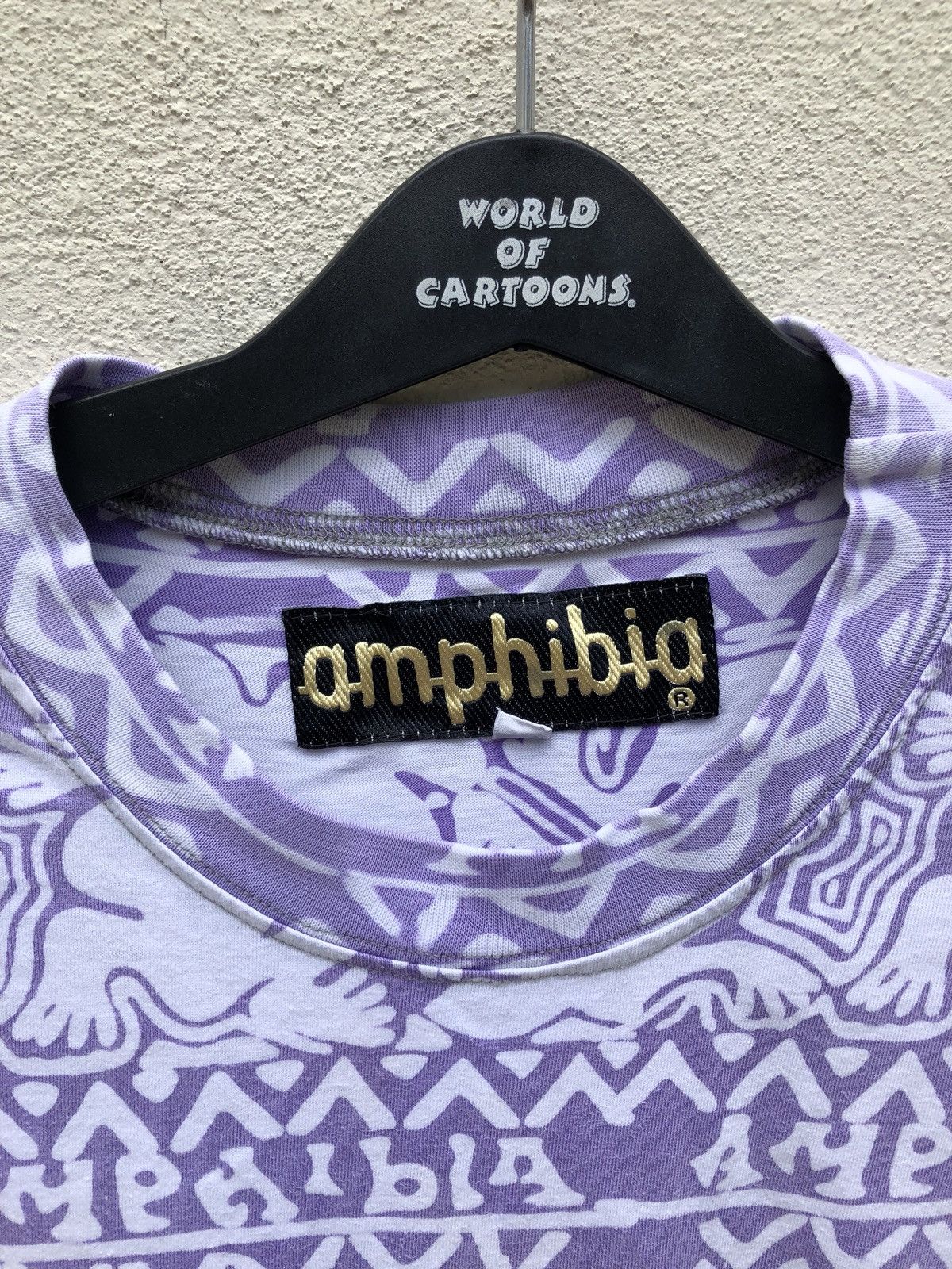 Vintage Vtg Amphibia Pop Art Street Wear t shirt Size US L / EU 52-54 / 3 - 2 Thumbnail