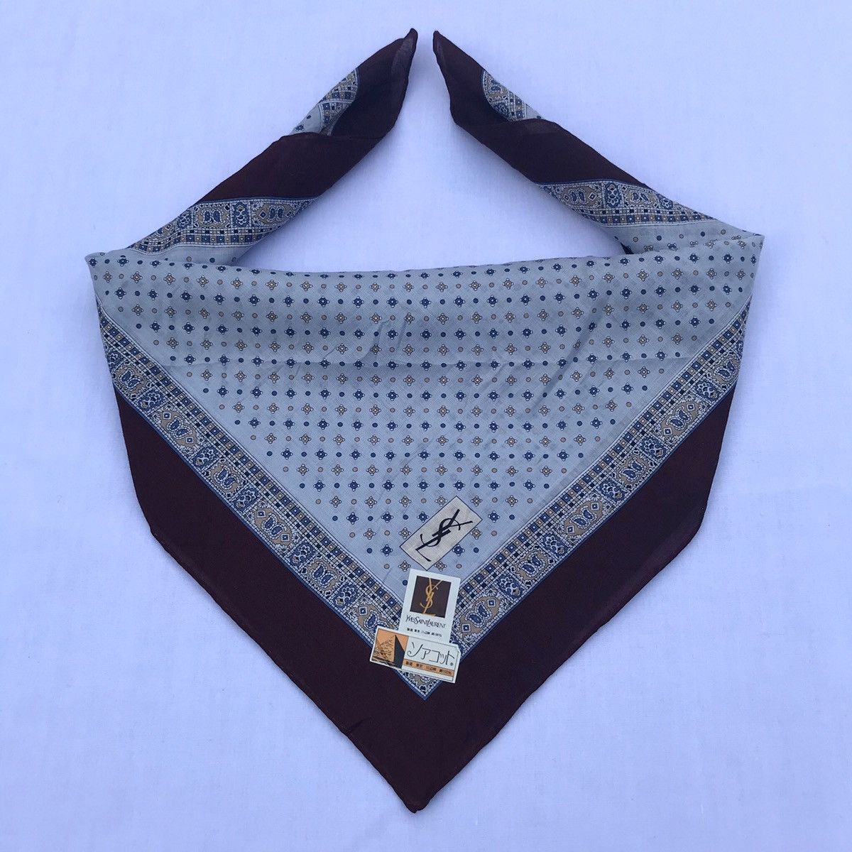 Yves Saint Laurent Vintage YVES SAINT LAURENT bandana handkerchief neckerchief Size ONE SIZE - 1 Thumbnail