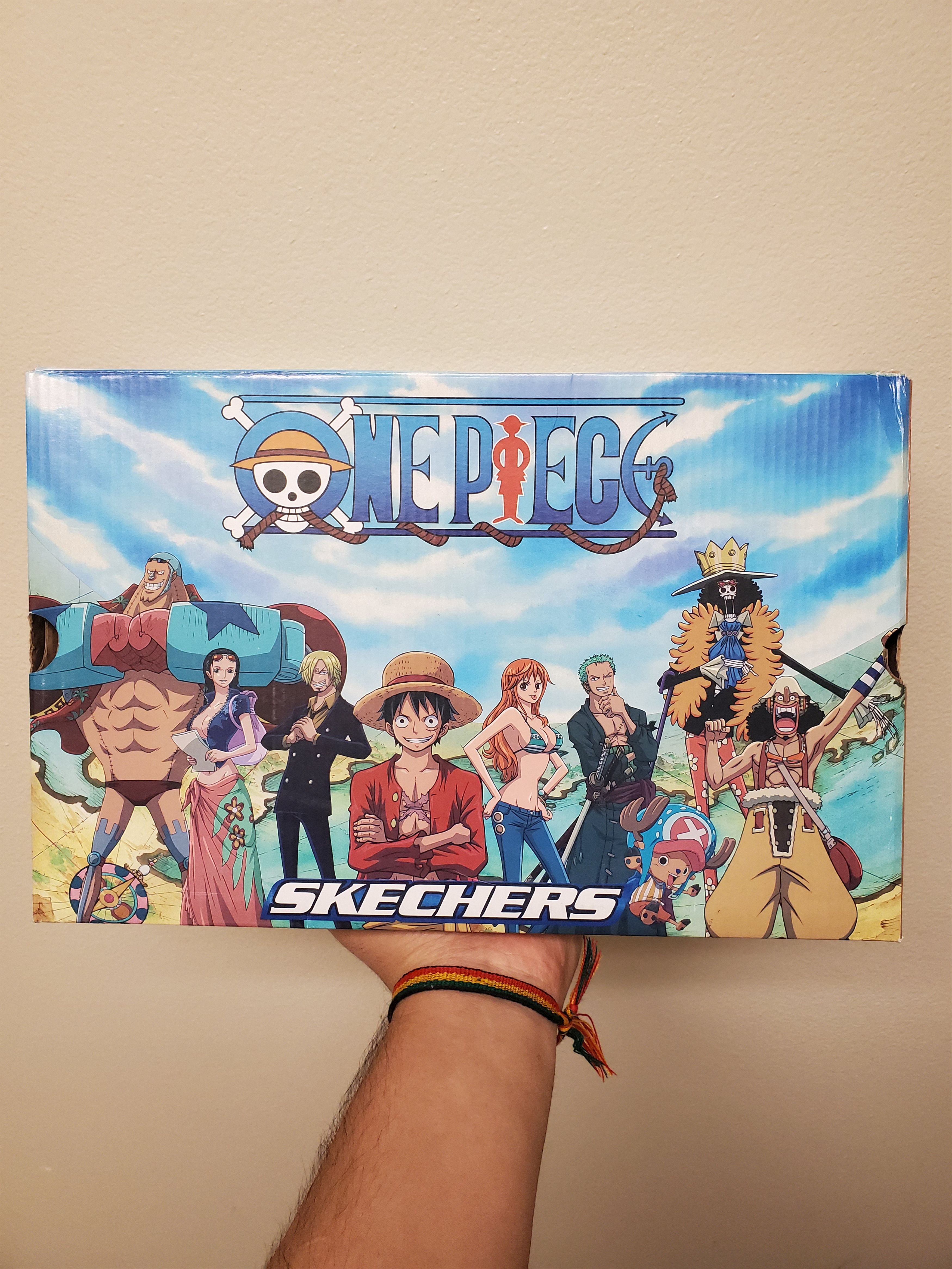 One piece skechers box hotsell