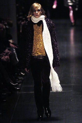 Dior × Hedi Slimane Dior homme AW/05 oversized scarf | Grailed