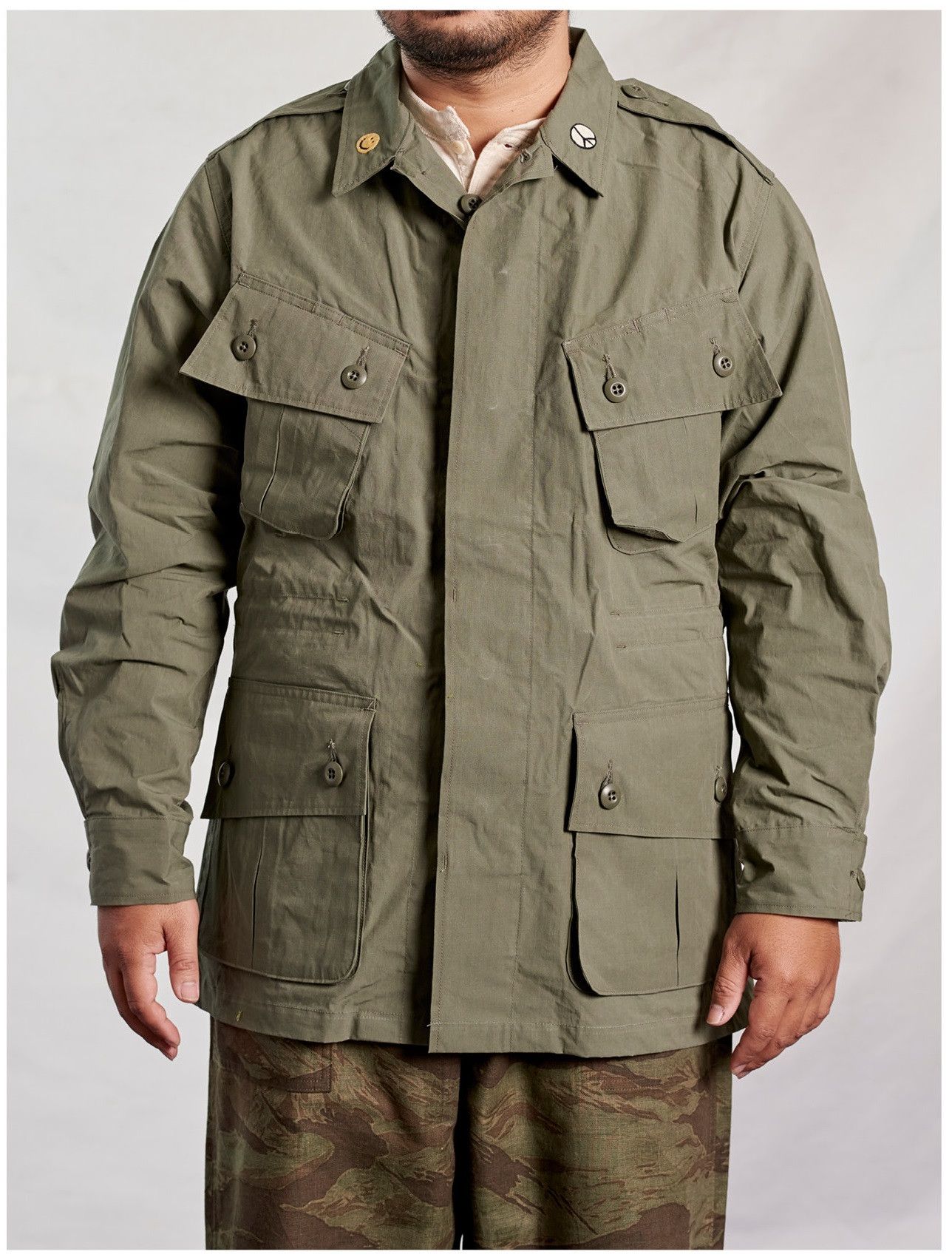 Nigel Cabourn M-65 Field/Fatigue Jacket (Vietnam Embroidery) | Grailed