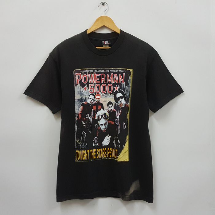 Vintage Vintage POWERMAN 5000 American industrial Metal band shirt ...