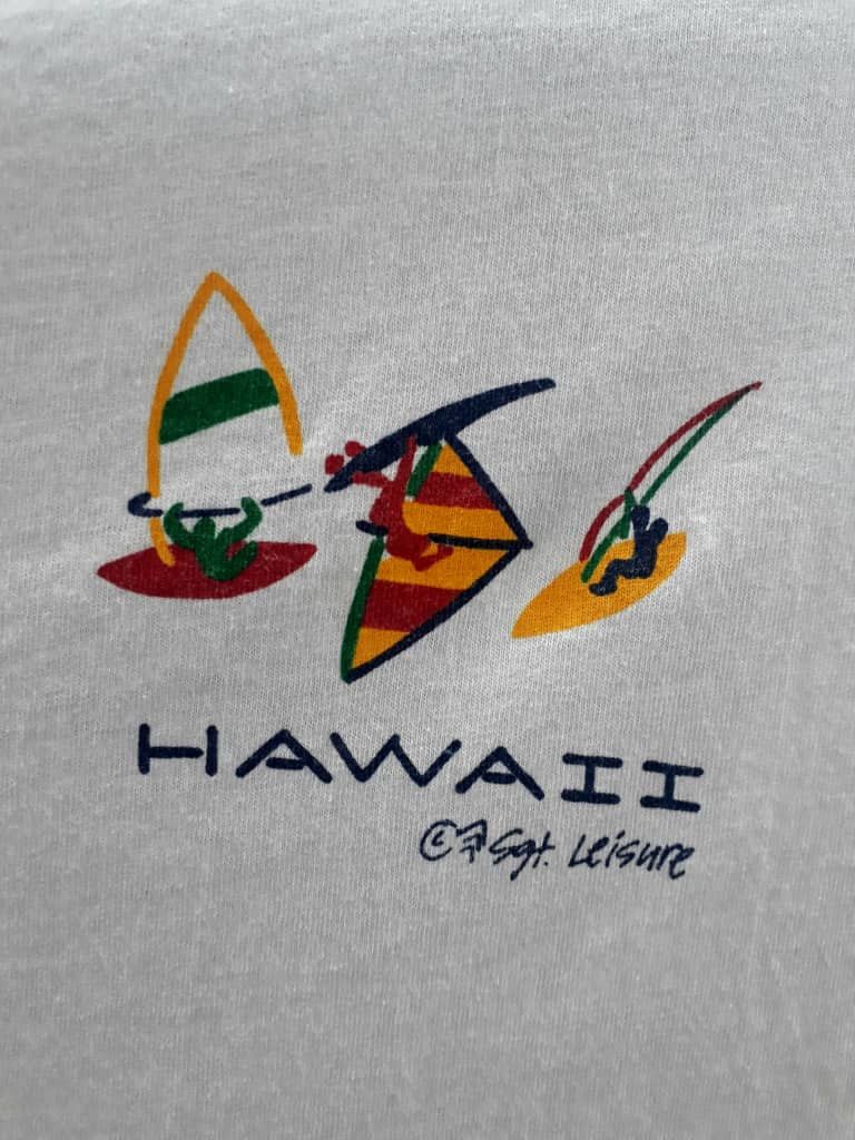 Vintage Vintage HAWAII White Tees Made In U.S.A Size US L / EU 52-54 / 3 - 3 Thumbnail