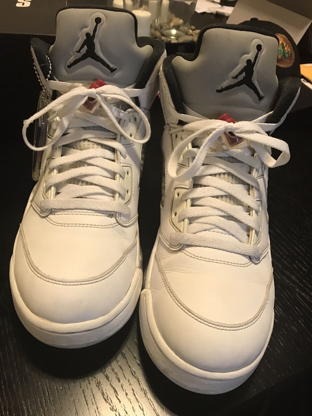 supreme 5s white
