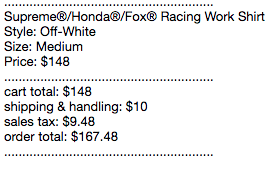 Supreme Supreme Honda Fox Racing Work Shirt Off-White Medium | Grailed