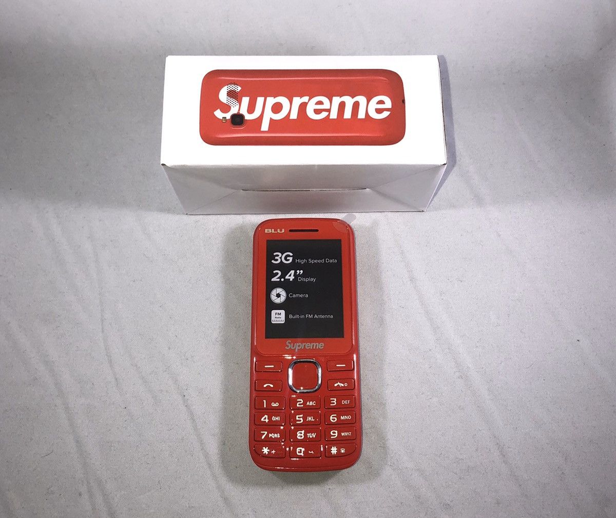 Supreme Supreme Blu Red Burner Phone FW19 | Grailed