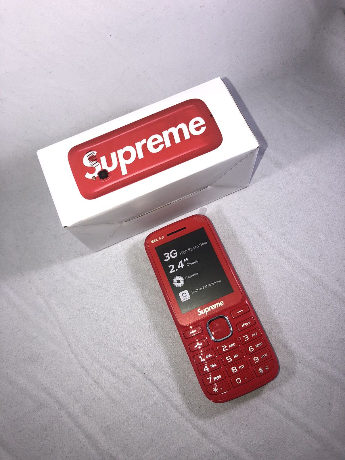 Supreme Supreme Blu Red Burner Phone FW19 | Grailed