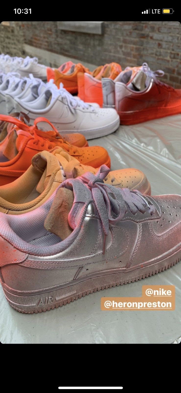 Heron preston air force 1 deals