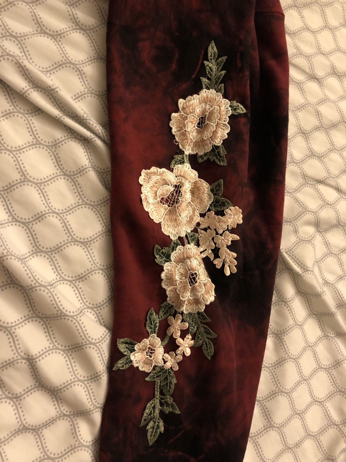 Civil Regime blanco roses pullover in Lava Grailed