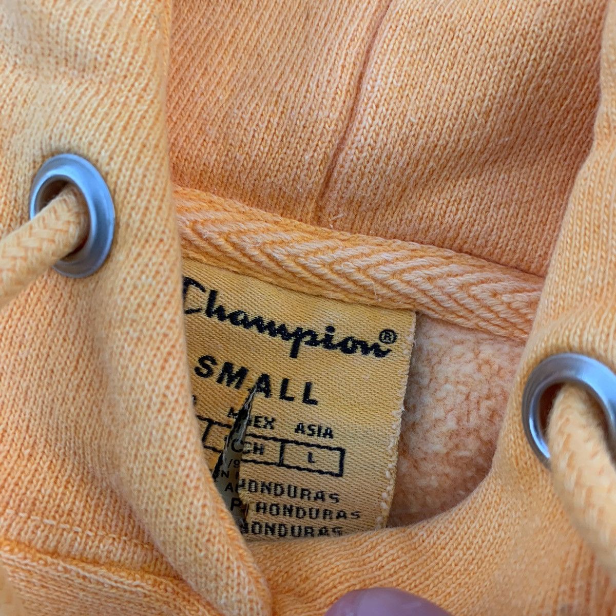 Champion Orange Champion Reverse Weave Hoodie Rare Color Size US S / EU 44-46 / 1 - 2 Preview