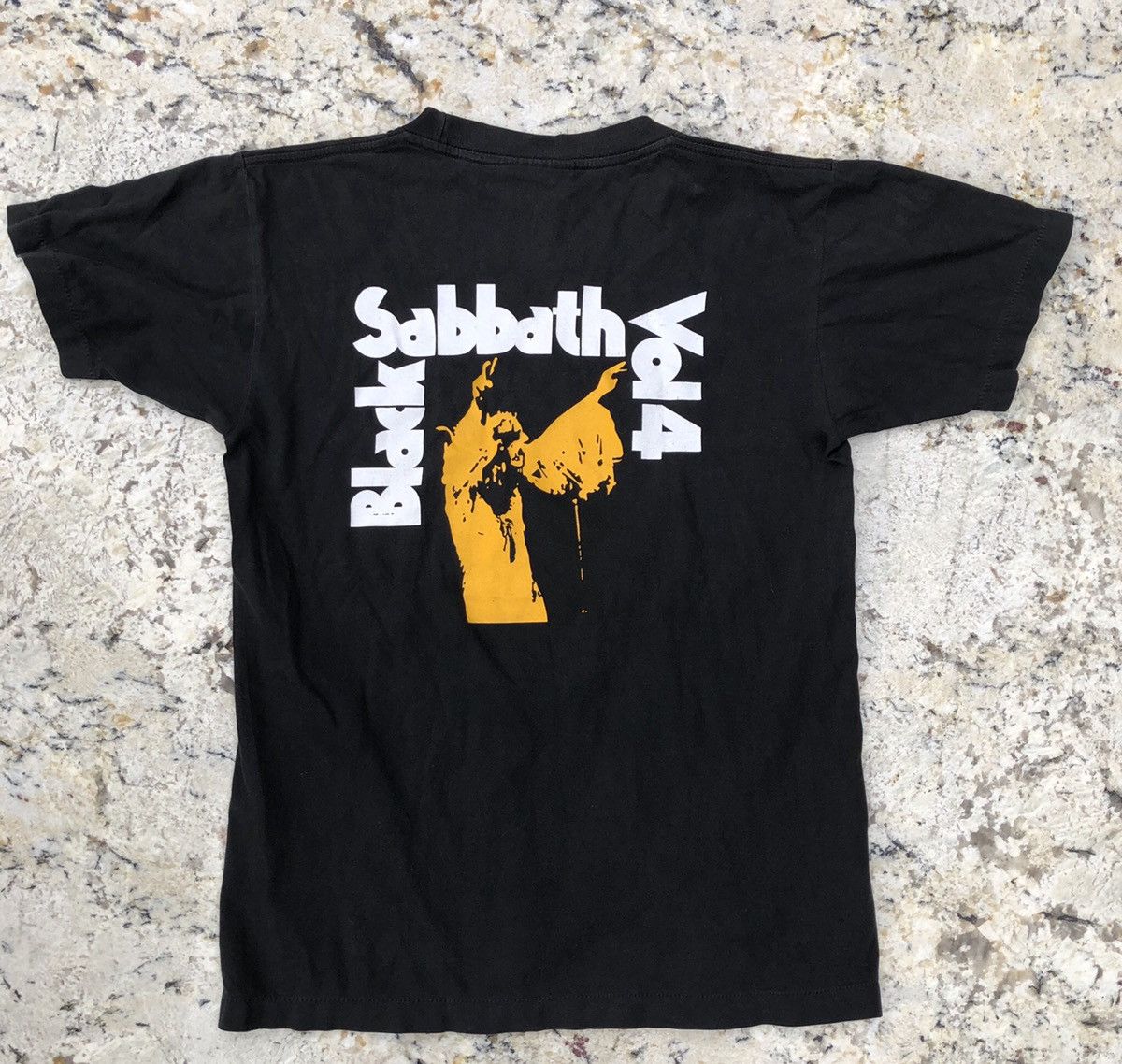 Band Tees Black Sabbath Vol 4 Never Say Die Glitter Logo Size US M / EU 48-50 / 2 - 2 Thumbnail