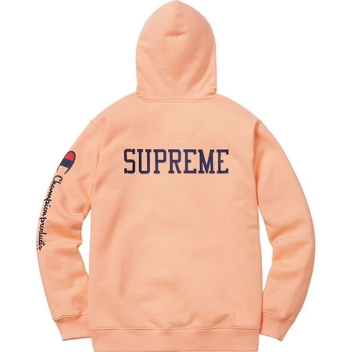 Supreme champion 2025 hooded sweatshirt peach