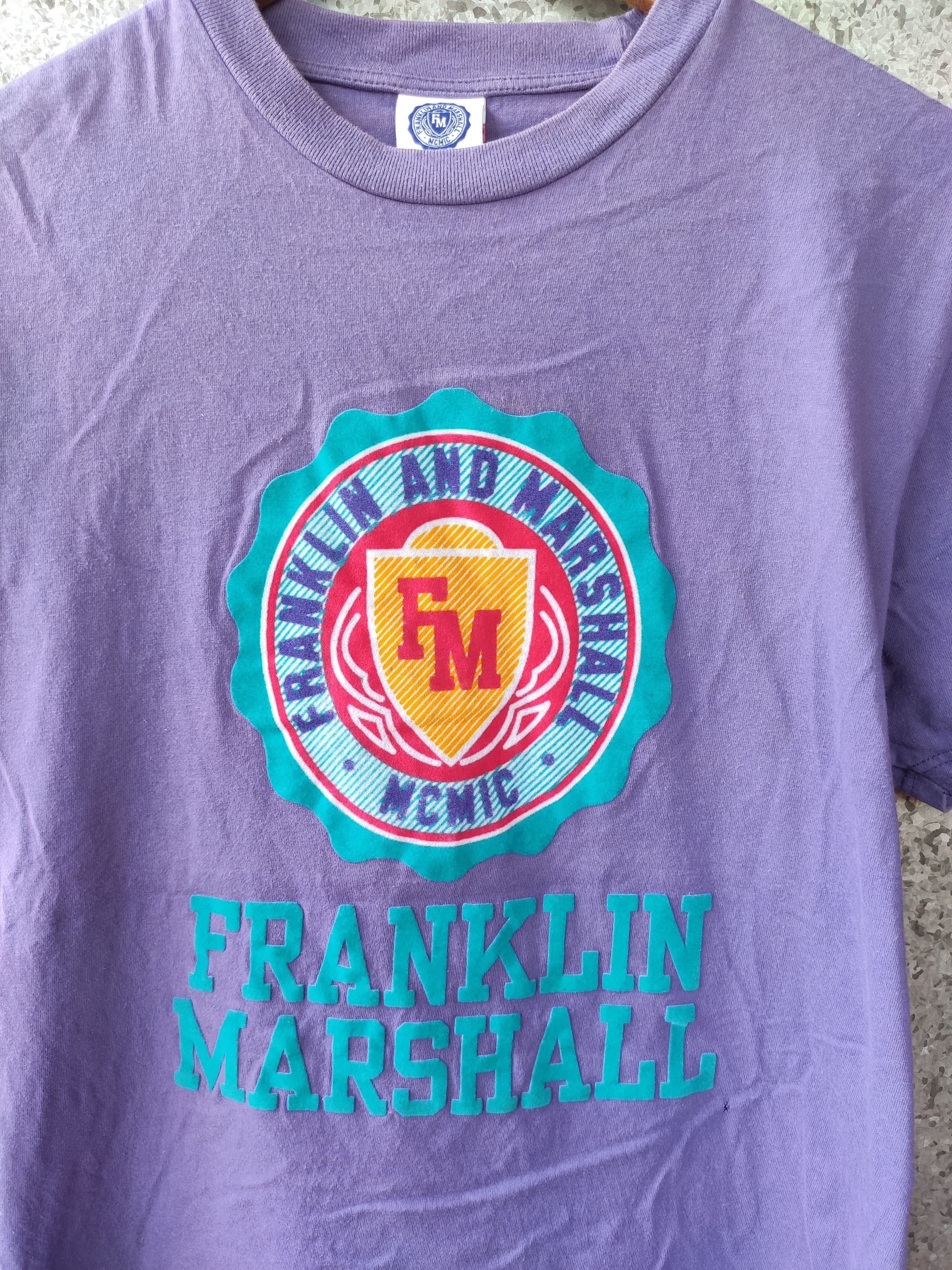 Franklin & Marshall 🔥 Franklin & Marshall t shirt spell out made in Italy Size US L / EU 52-54 / 3 - 3 Thumbnail