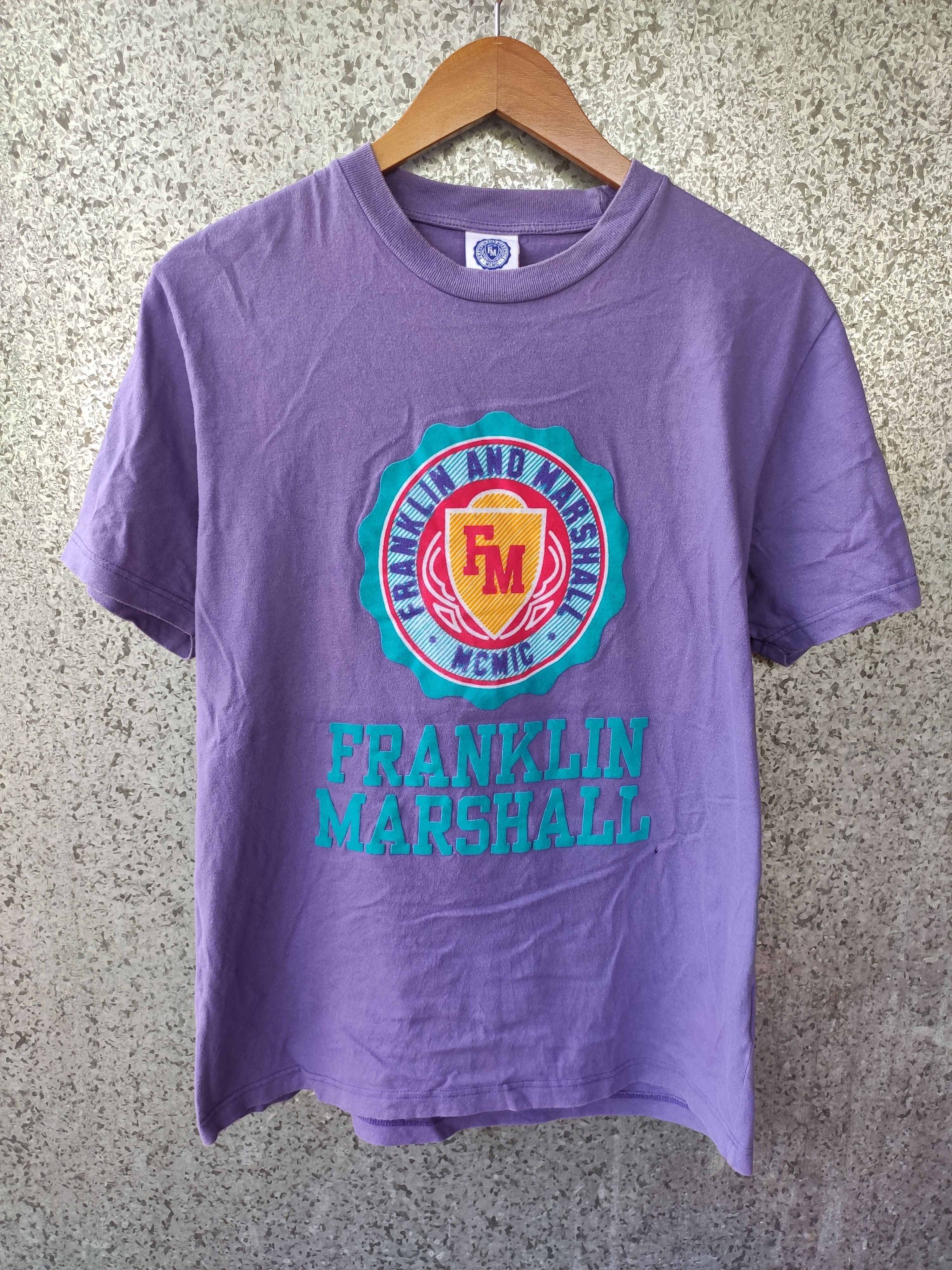 Franklin & Marshall 🔥 Franklin & Marshall t shirt spell out made in Italy Size US L / EU 52-54 / 3 - 1 Thumbnail