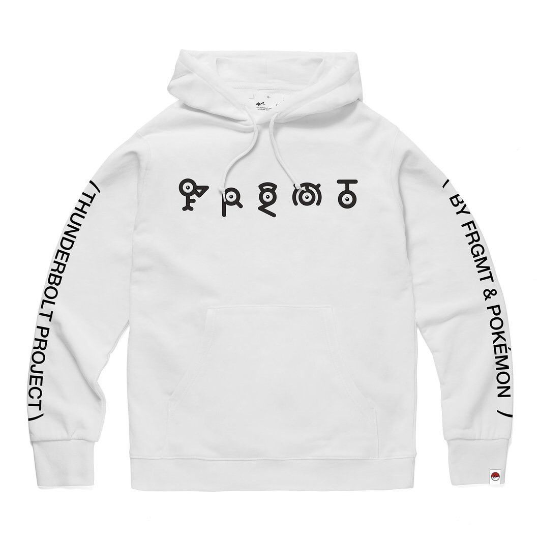 Fragment Design × Pokemon Pokemon X Fragment Unown Hoodie