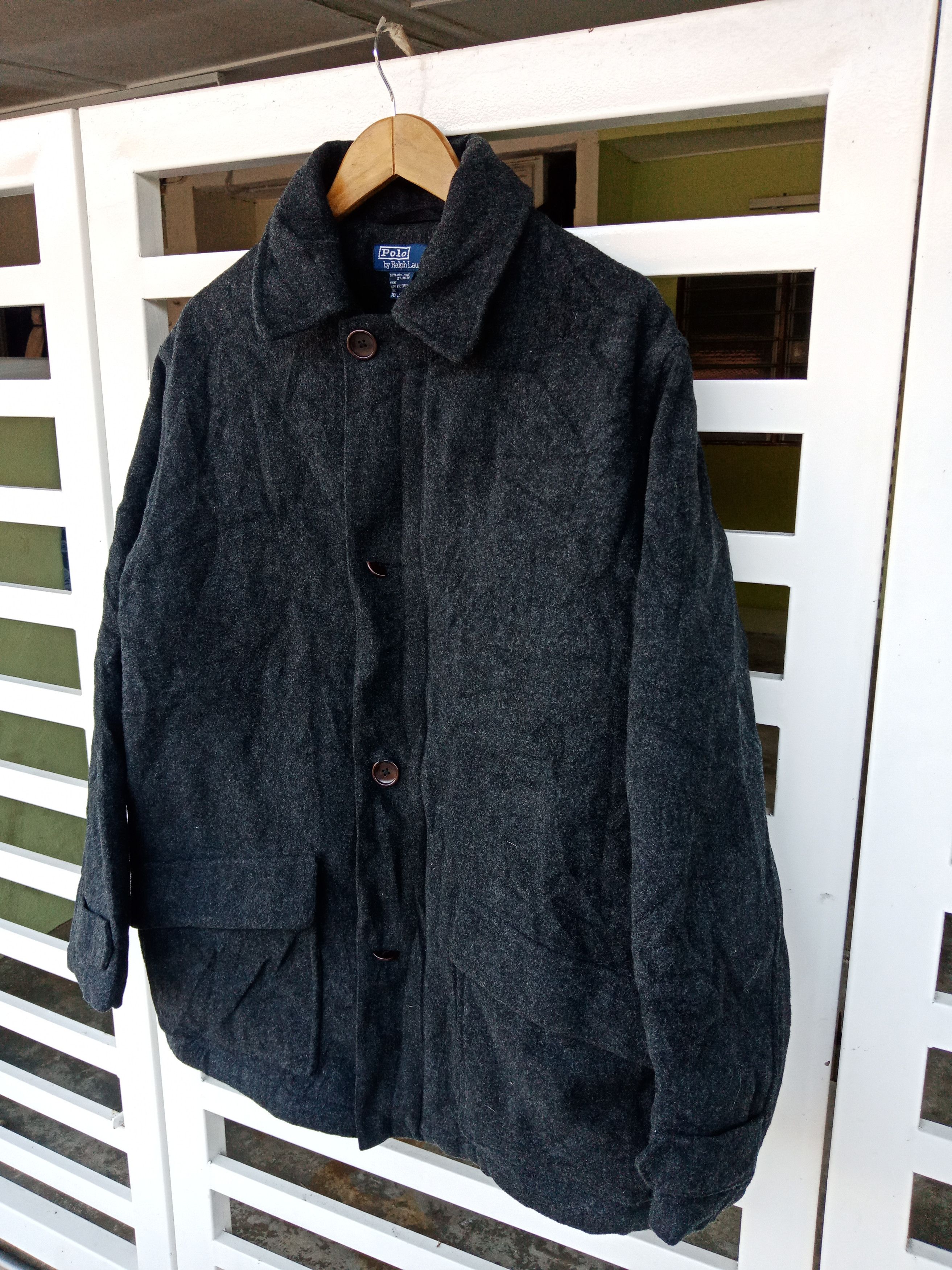 Polo Ralph Lauren Polo Ralph Lauren Wool Jacket Size US L / EU 52-54 / 3 - 4 Thumbnail