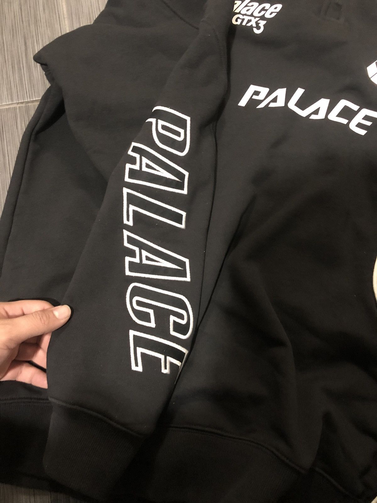 Palace Palace GTX3 Quarter Zip Racer Sweater | Grailed